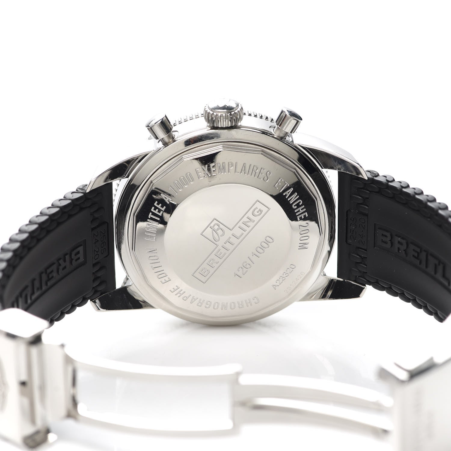 Breitling Stainless Steel Rubber 46mm Superocean Heritage Limited Edition Automatic Watch Black A23320 5 of 6