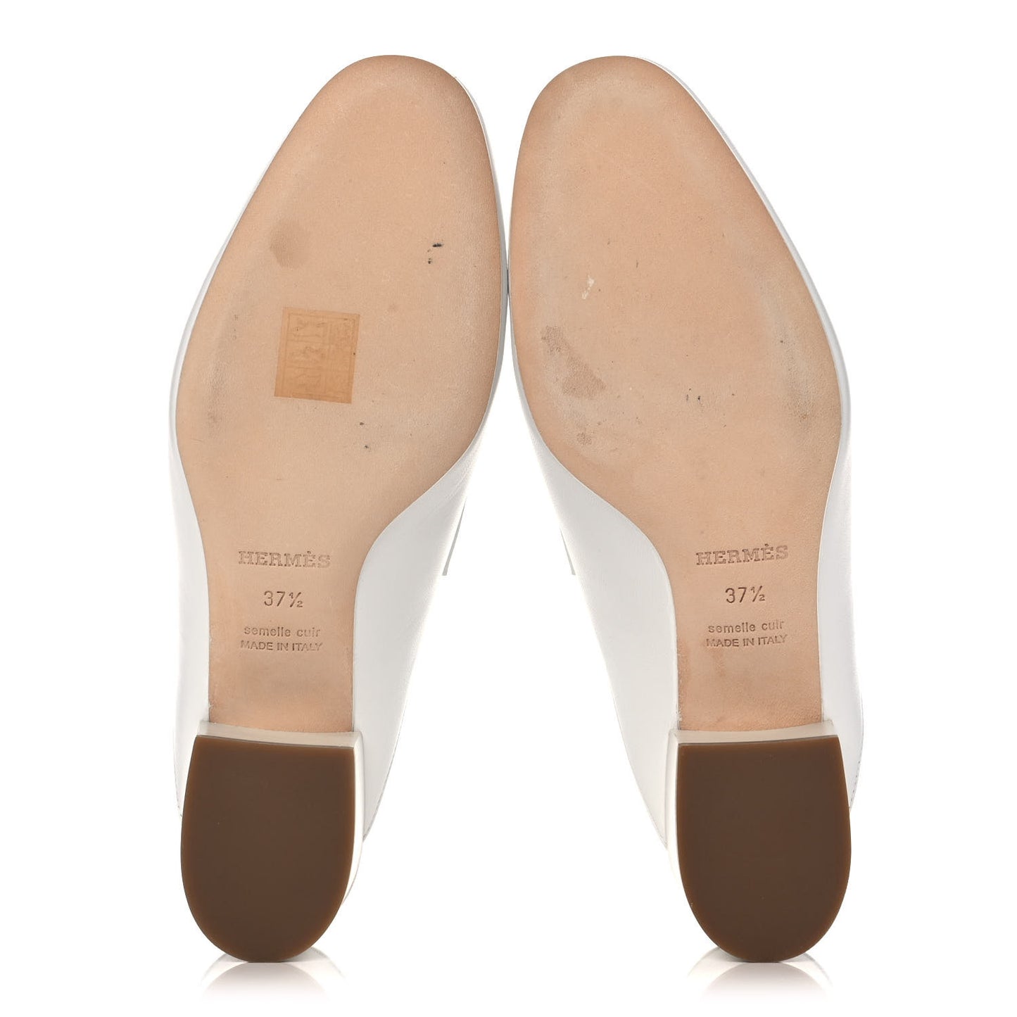 Goatskin Tuileries Mules 37.5 White