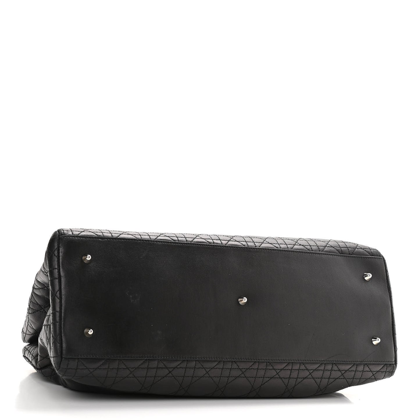 Lambskin Cannage Lady Dior Shoulder Bag Black