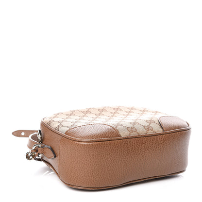 Gucci Monogram Mini Bree Messenger Bag Beige Tabacco 4 of 9