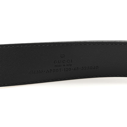 Gucci Calfskin Double G 40mm Belt 120 48 Black 4 of 6
