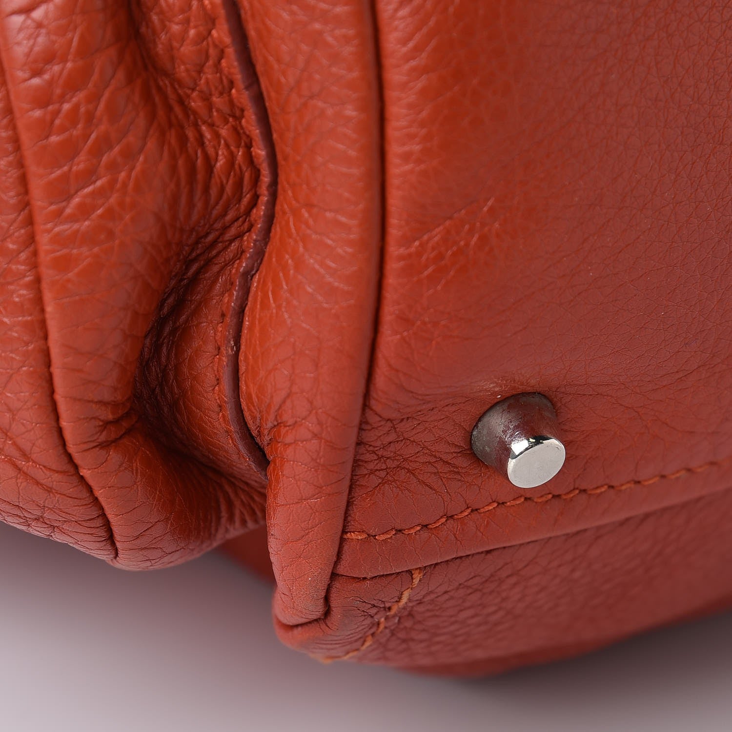 Prada Vitello Daino Shoulder Bag Arancio 15 of 17