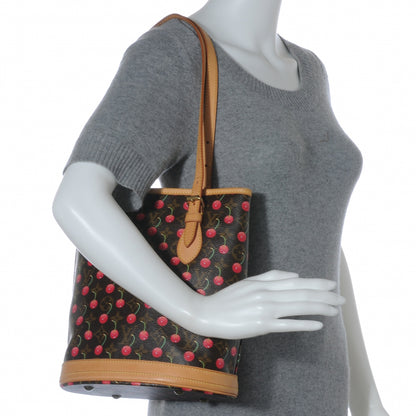 Louis Vuitton Monogram Cerises Bucket Bag 2 of 7