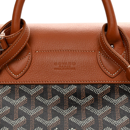 Goyard Goyardine Calfskin Mini Alpin Backpack Black Gold 6 of 17