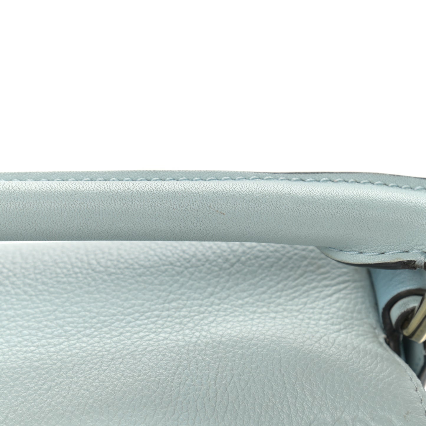 Calfskin Small Puzzle Bag Aqua Light Blue Stone Blue