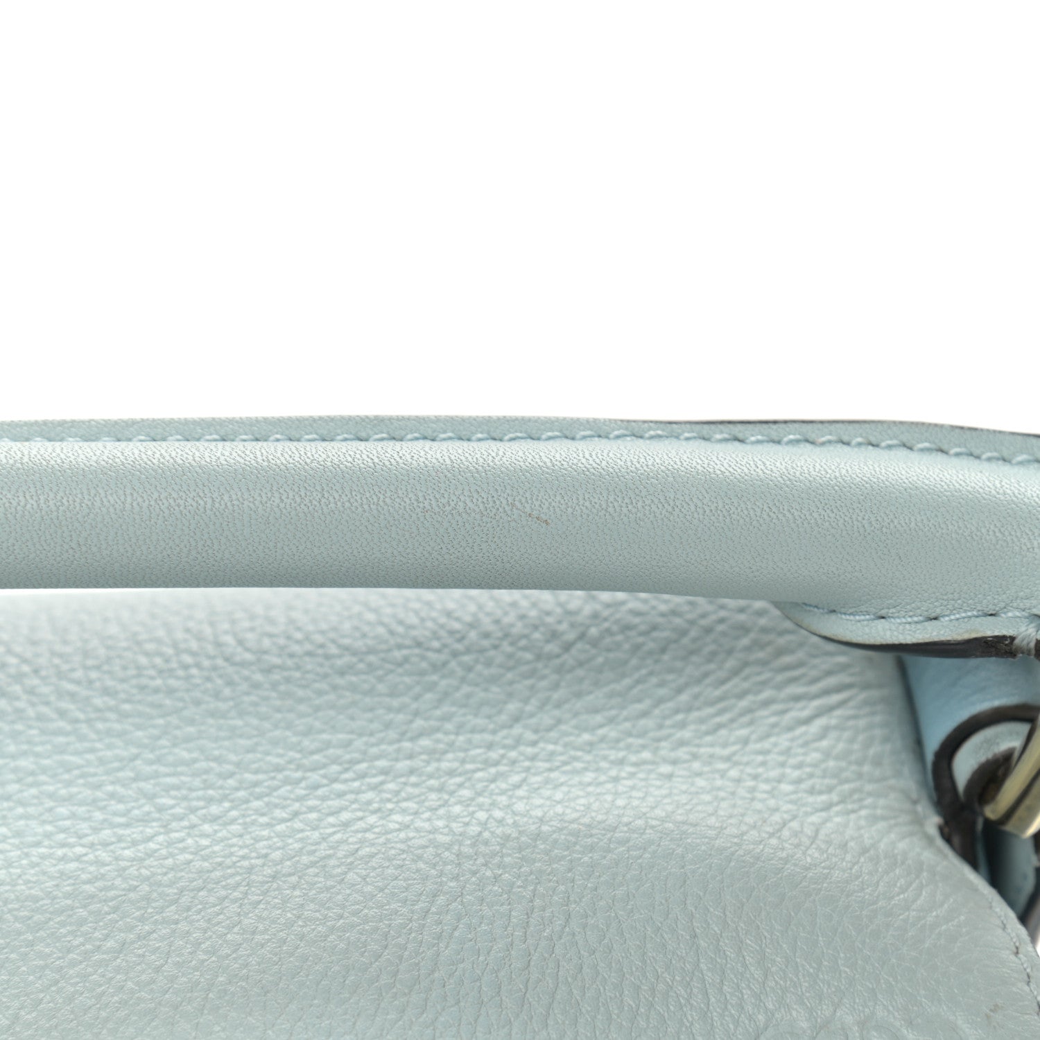 Loewe Calfskin Small Puzzle Bag Aqua Light Blue Stone Blue 13 of 15