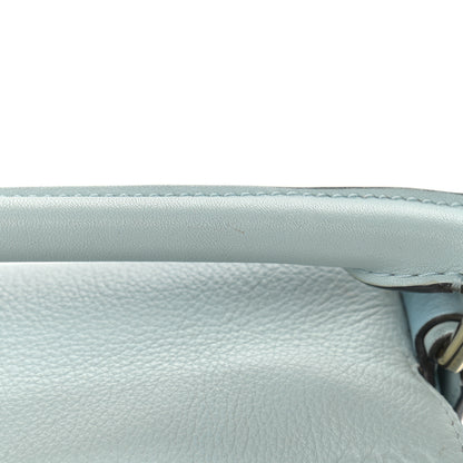 Loewe Calfskin Small Puzzle Bag Aqua Light Blue Stone Blue 13 of 15