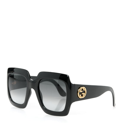 Gucci Acetate Square Frame Sunglasses GG3826S Black 1 of 7