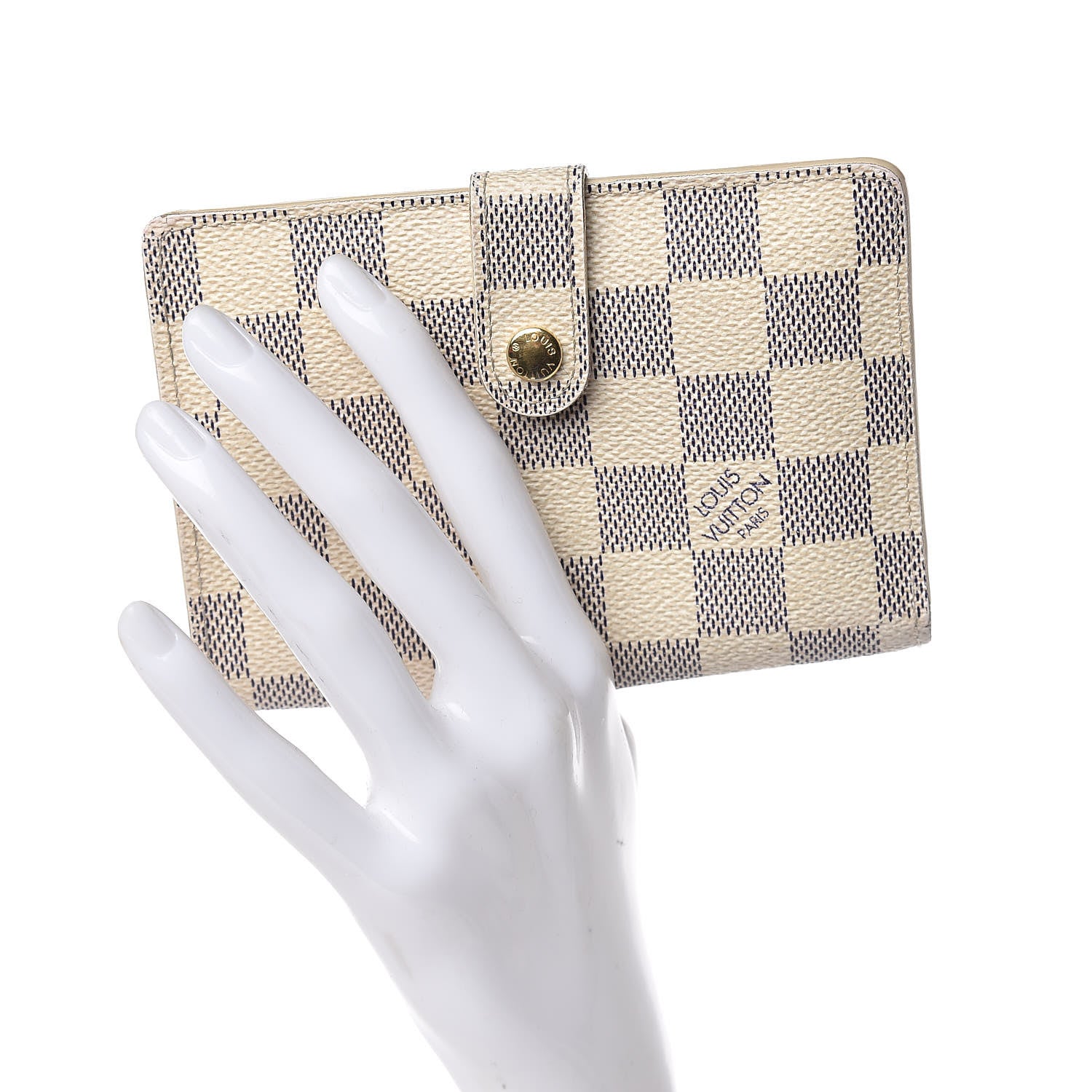 Louis Vuitton Damier Azur French Purse Wallet 2 of 7