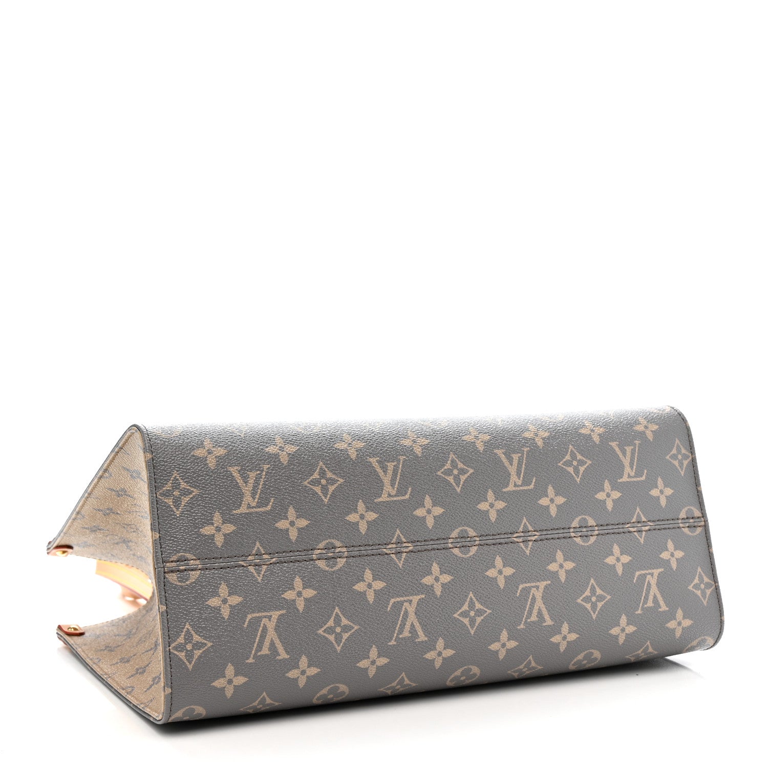 Louis Vuitton Monogram Onthego MM Trianon Gray 4 of 10