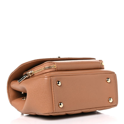 Chanel Caviar Quilted Small Business Affinity Flap Camel 4 of 9