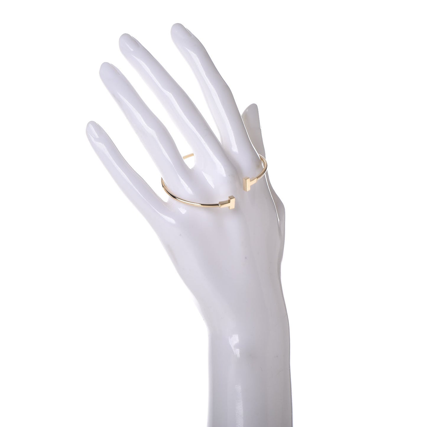 18K Yellow Gold T Wire Bracelet