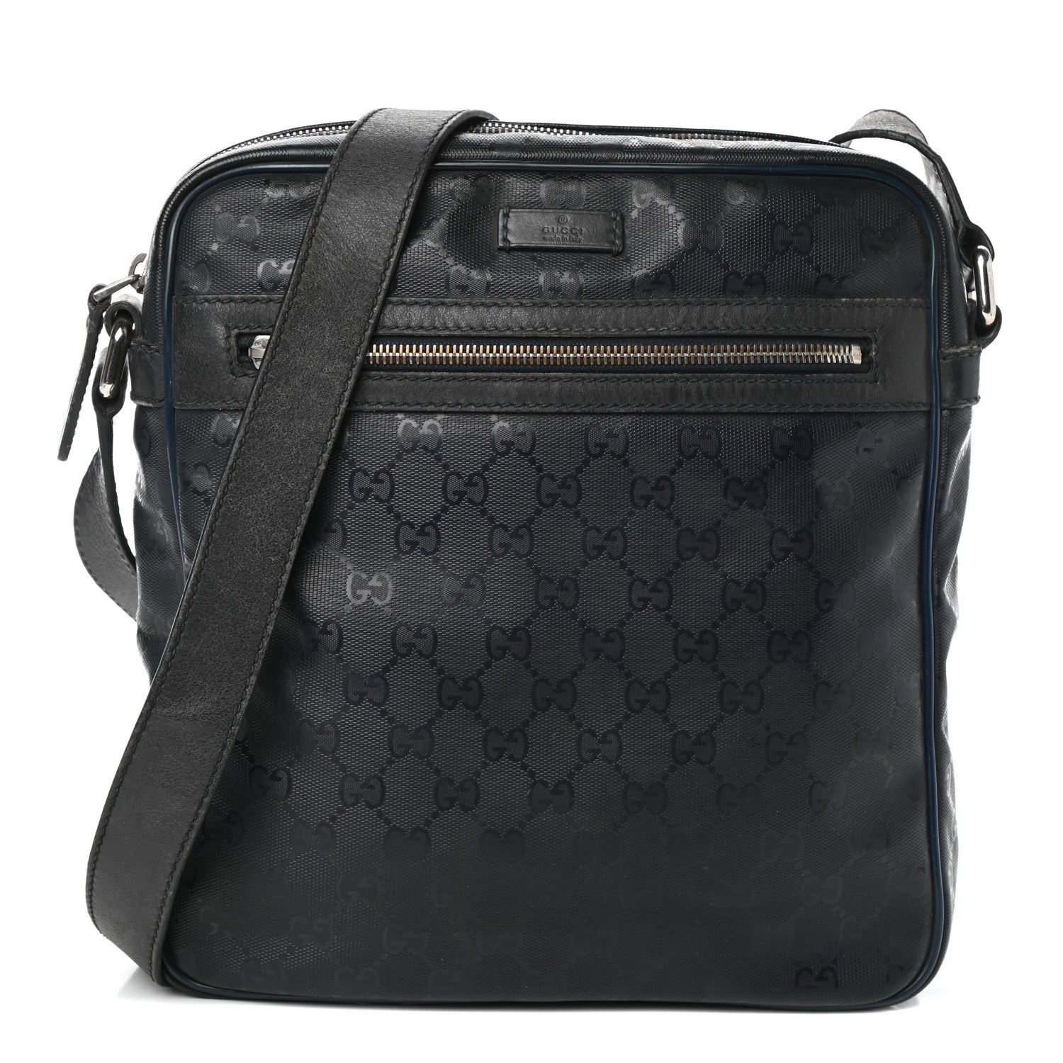 Gucci Imprime Monogram Medium Messenger Bag Black 1 of 10