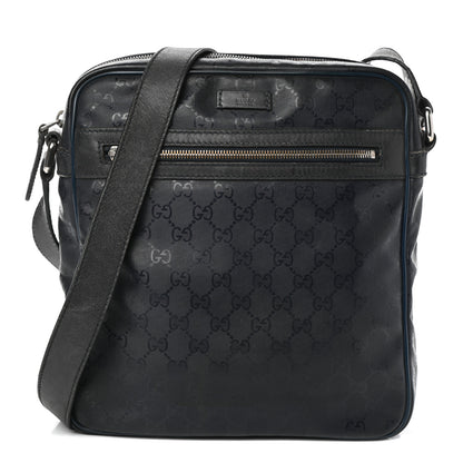 Gucci Imprime Monogram Medium Messenger Bag Black 1 of 10