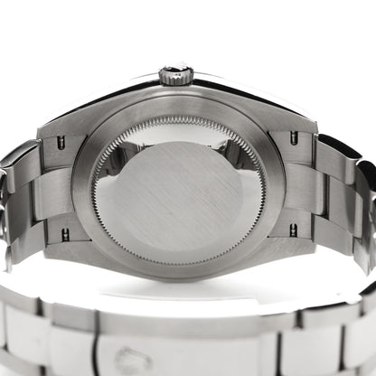 Rolex Stainless Steel 41mm Oyster Perpetual Wimbledon Datejust Watch Slate 126300 4 of 5