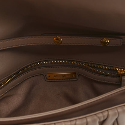Miu Miu Nappa Matelasse Wallet On Chain Cammeo 6 of 9