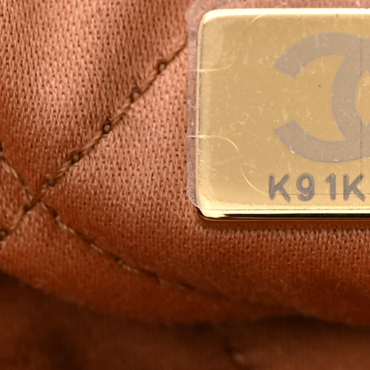 Chanel Shiny Calfskin Quilted Chanel 22 Camel 8 of 11