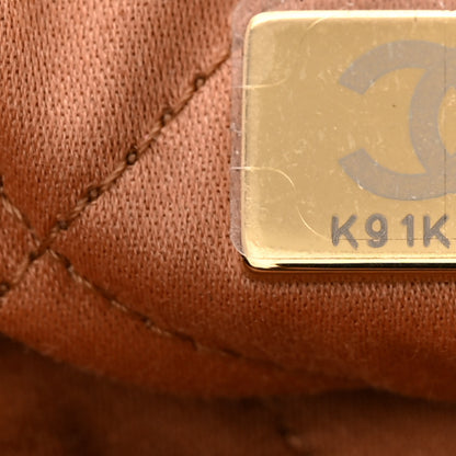 Chanel Shiny Calfskin Quilted Chanel 22 Camel 8 of 11