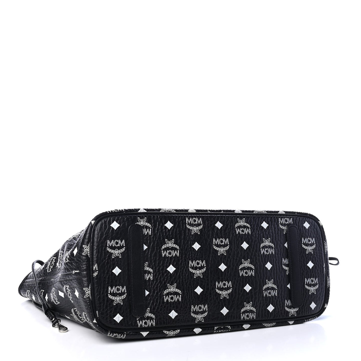 Visetos Medium Anya Zip Top Shopper Tote Black
