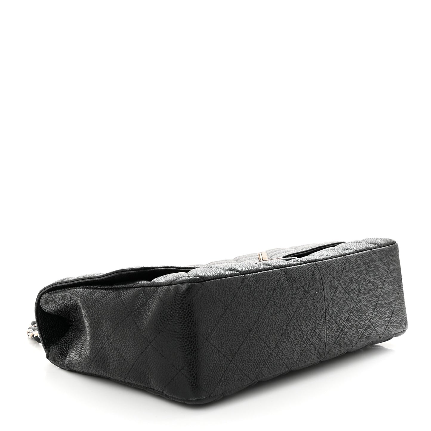 Caviar Quilted Jumbo Single Flap Black