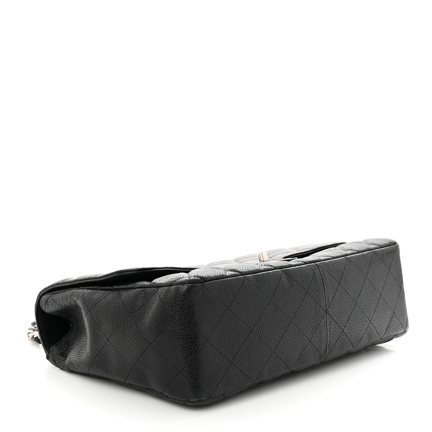 Chanel Caviar Quilted Jumbo Single Flap Black 4 of 15