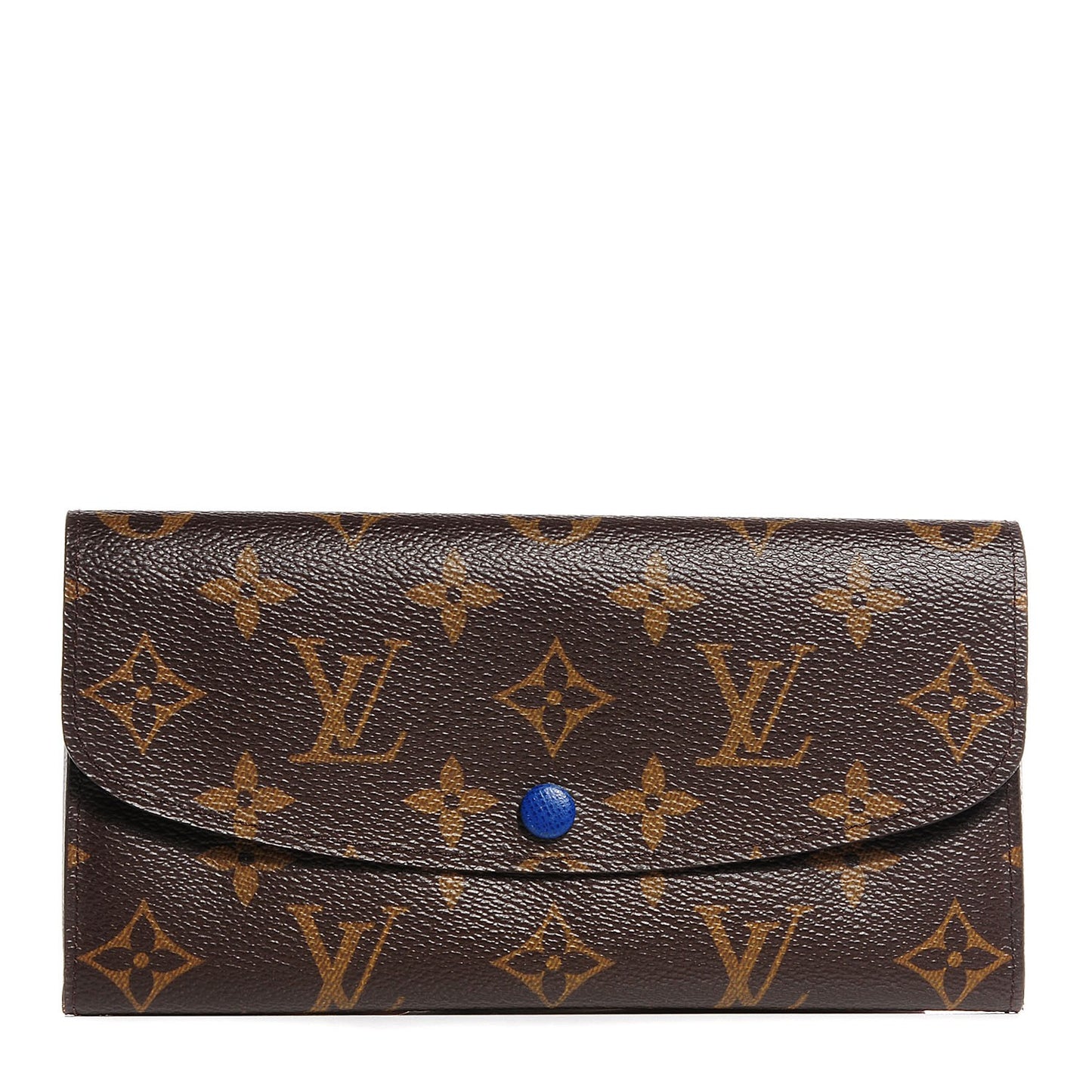 Monogram Emilie Wallet Blue