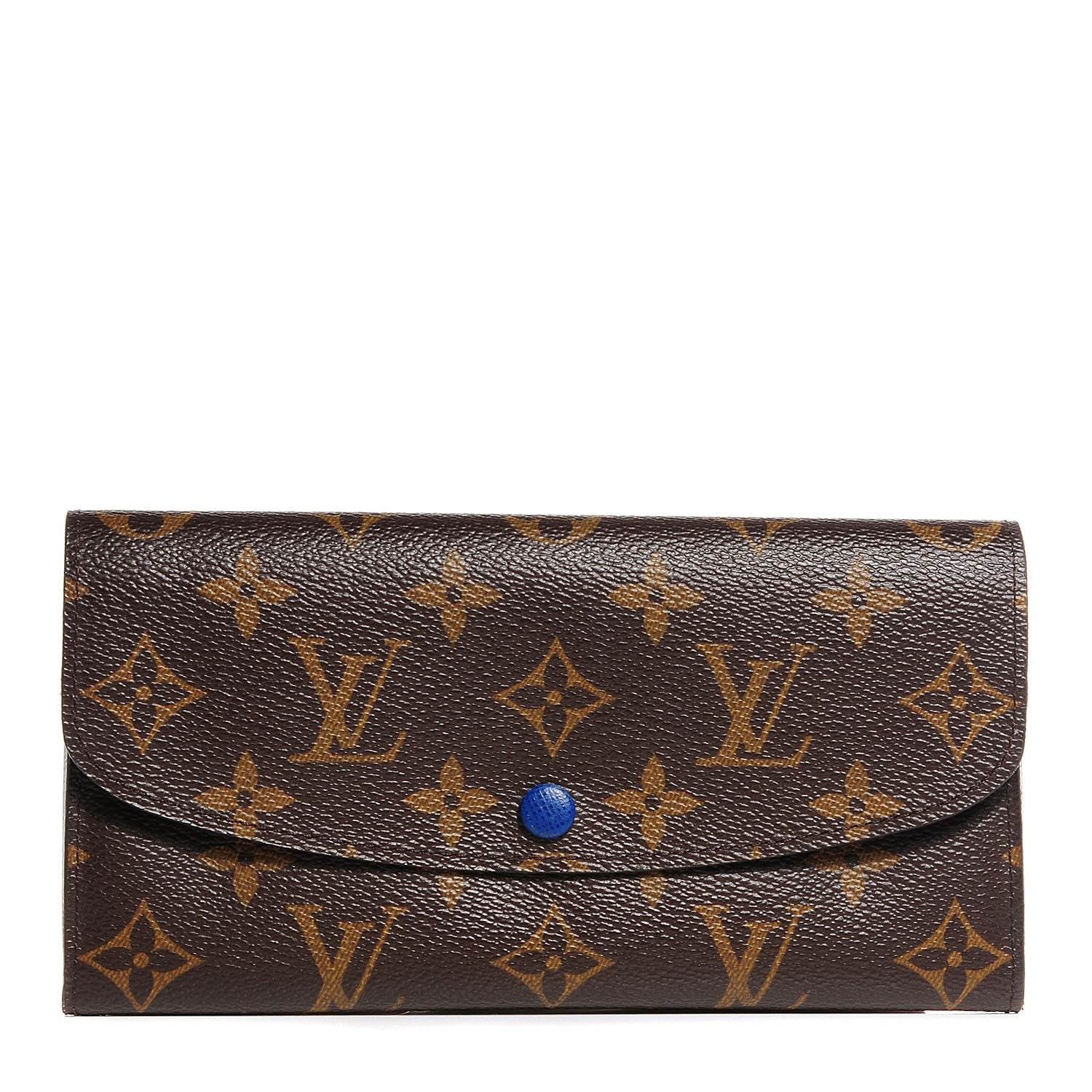 Louis Vuitton Monogram Emilie Wallet Blue 1 of 7