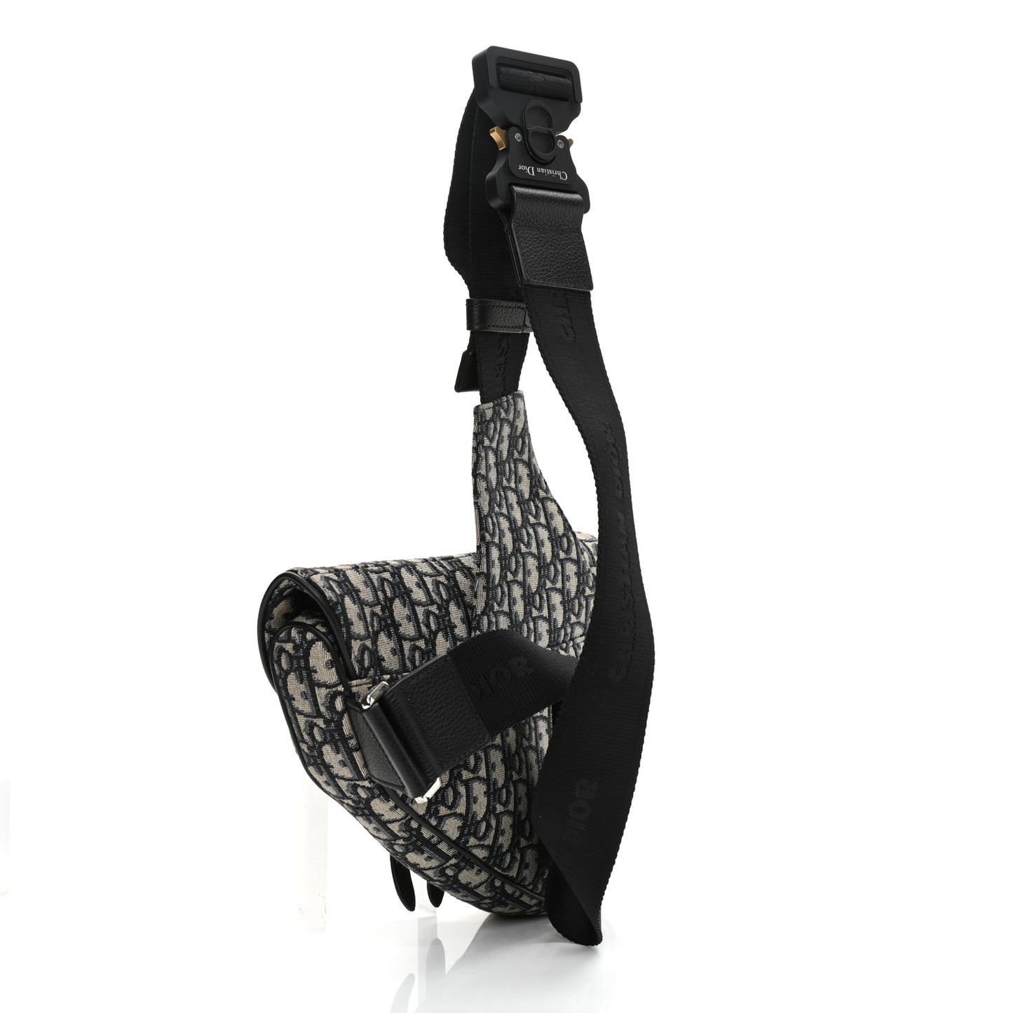 Oblique Mens Saddle Bag Blue