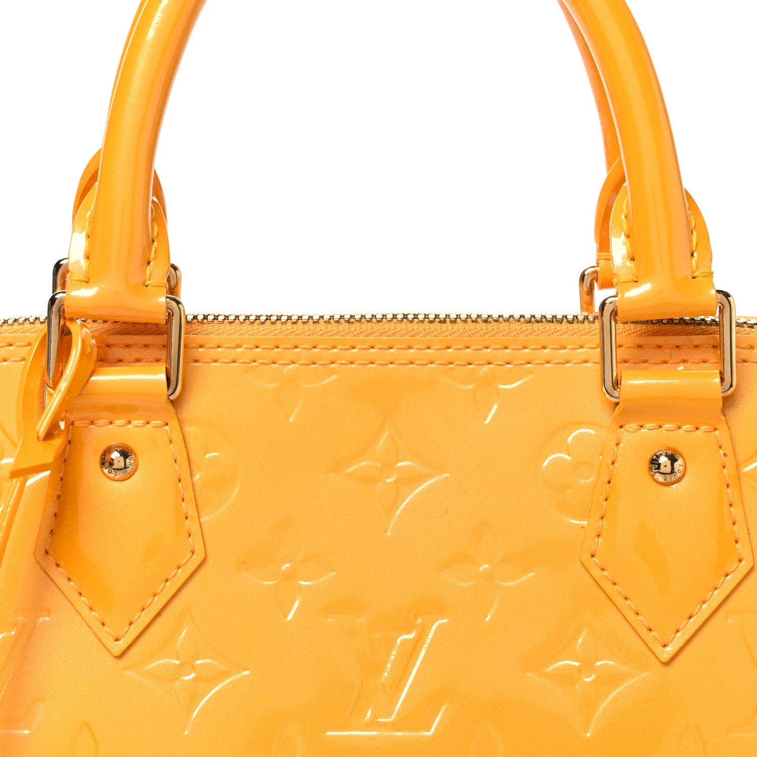 Louis Vuitton Vernis Alma PM Jaune Passion 7 of 9