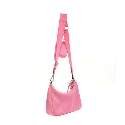 Prada Nylon Re-Edition 2005 Shoulder Bag Begonia 3 of 12