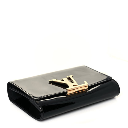 Louis Vuitton Patent Chain Louise MM Black 4 of 15