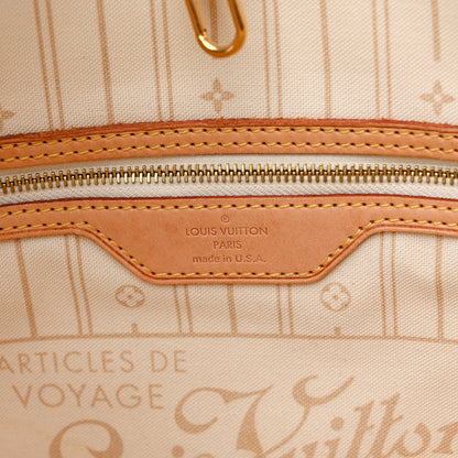 Louis Vuitton Damier Azur Neverfull MM 6 of 11