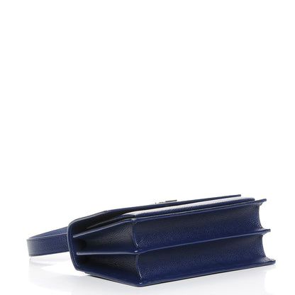 Saint Laurent Grained Calfskin Medium Monogram Sunset Dark Blue 4 of 7