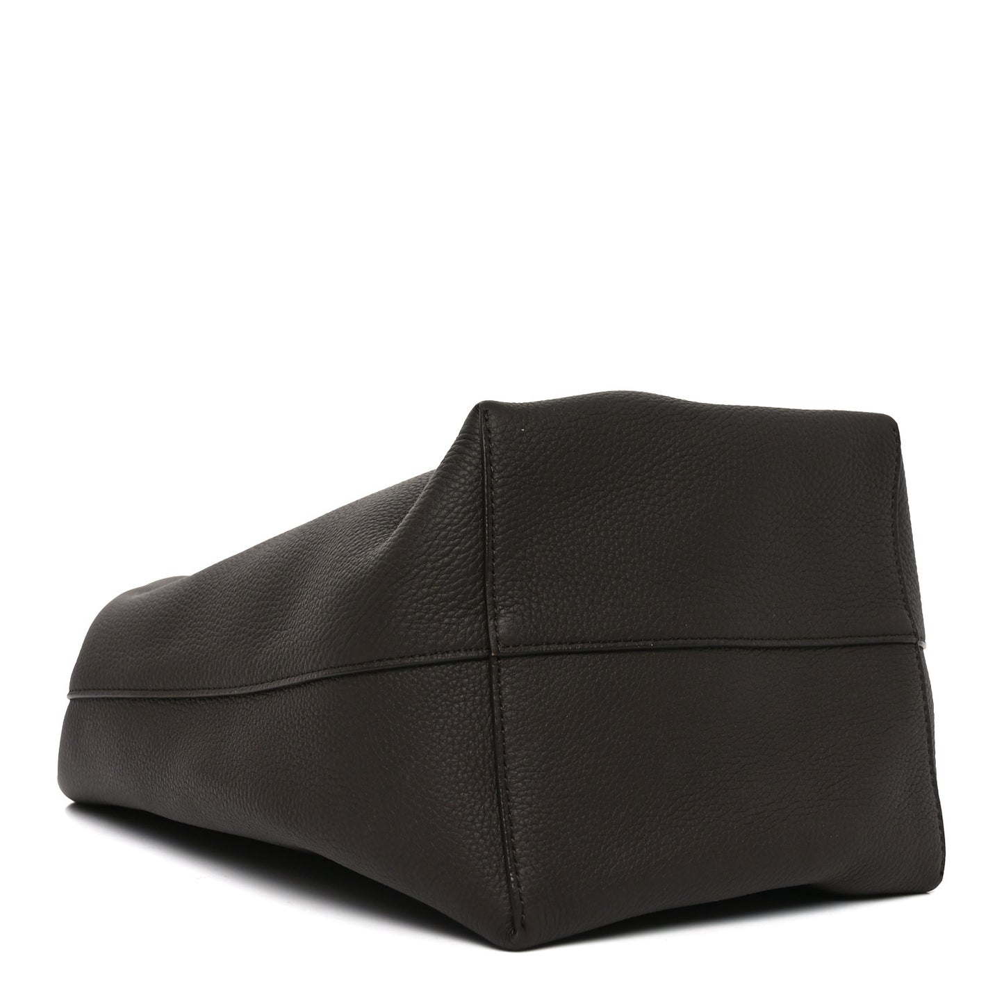 Grained Calfskin Medium N/S Park Tote Brown