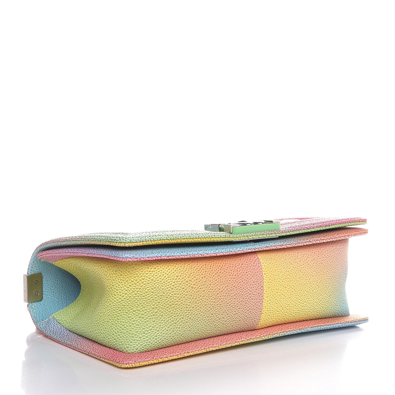 Chanel Caviar Quilted Medium Cuba Rainbow Boy Flap Multicolor 4 of 8