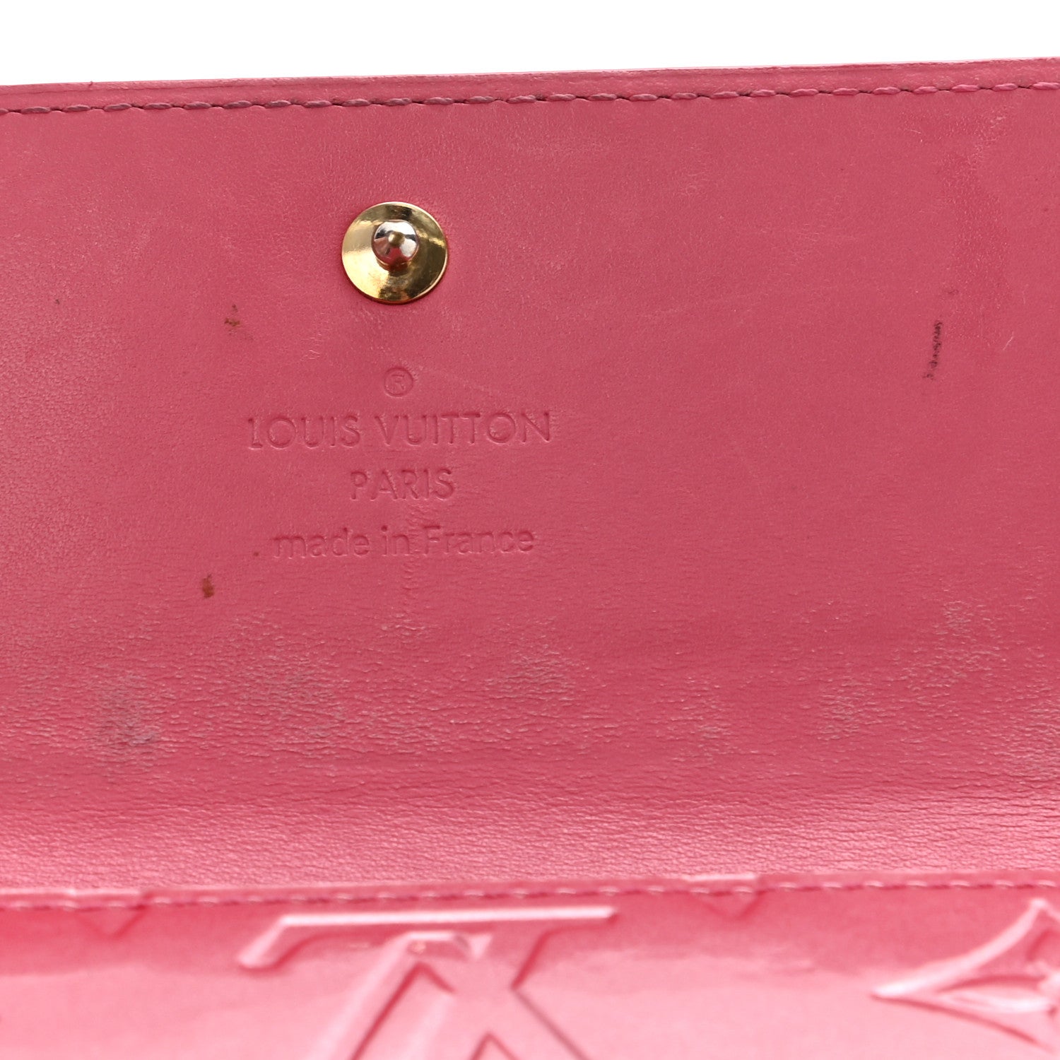 Louis Vuitton Vernis Elise Wallet Framboise 7 of 13