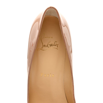 Christian Louboutin Patent Pigalle 85 Pumps 36.5 Nude 7 of 8