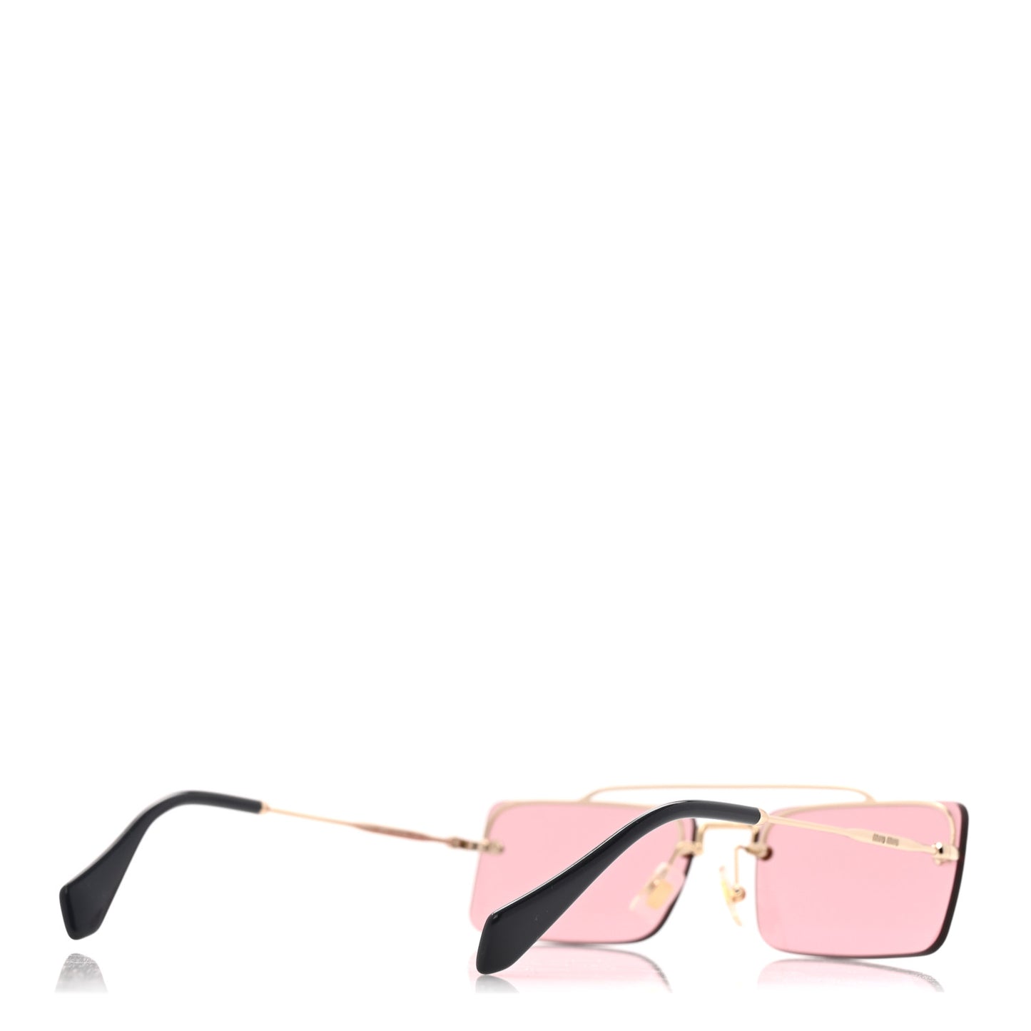 Metal Rectangle Sunglasses SMU 59T Pink