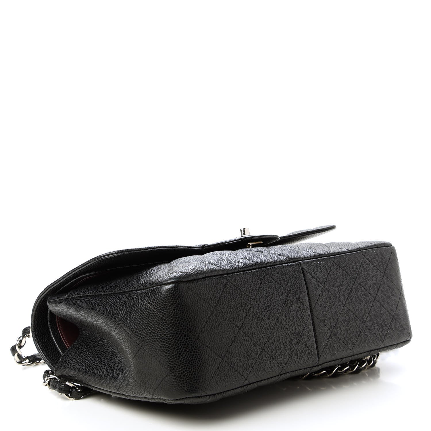 Chanel Caviar Quilted Jumbo Double Flap Black 4 of 10