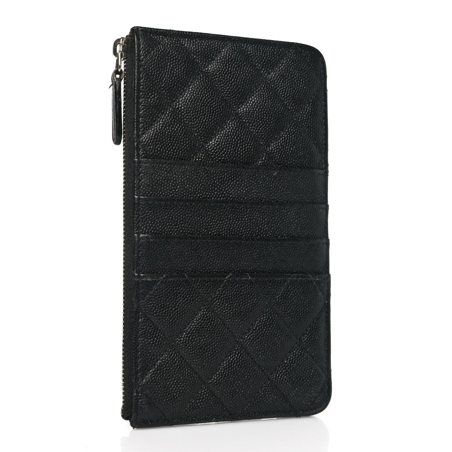 Caviar Quilted Classic iPhone Pouch Black