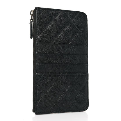 Chanel Caviar Quilted Classic iPhone Pouch Black 3 of 8