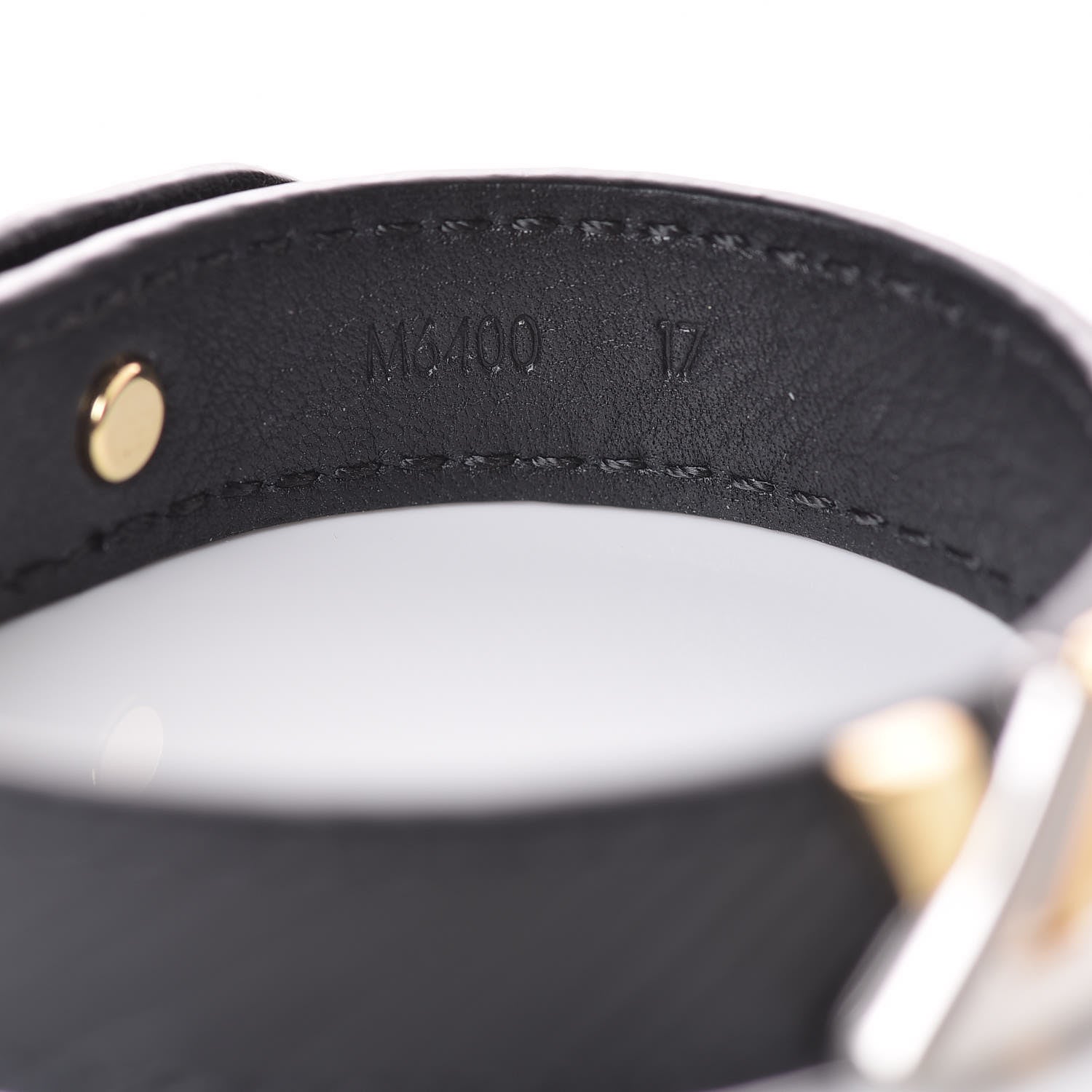Louis Vuitton Epi Twist It Bracelet 17 Black 6 of 7