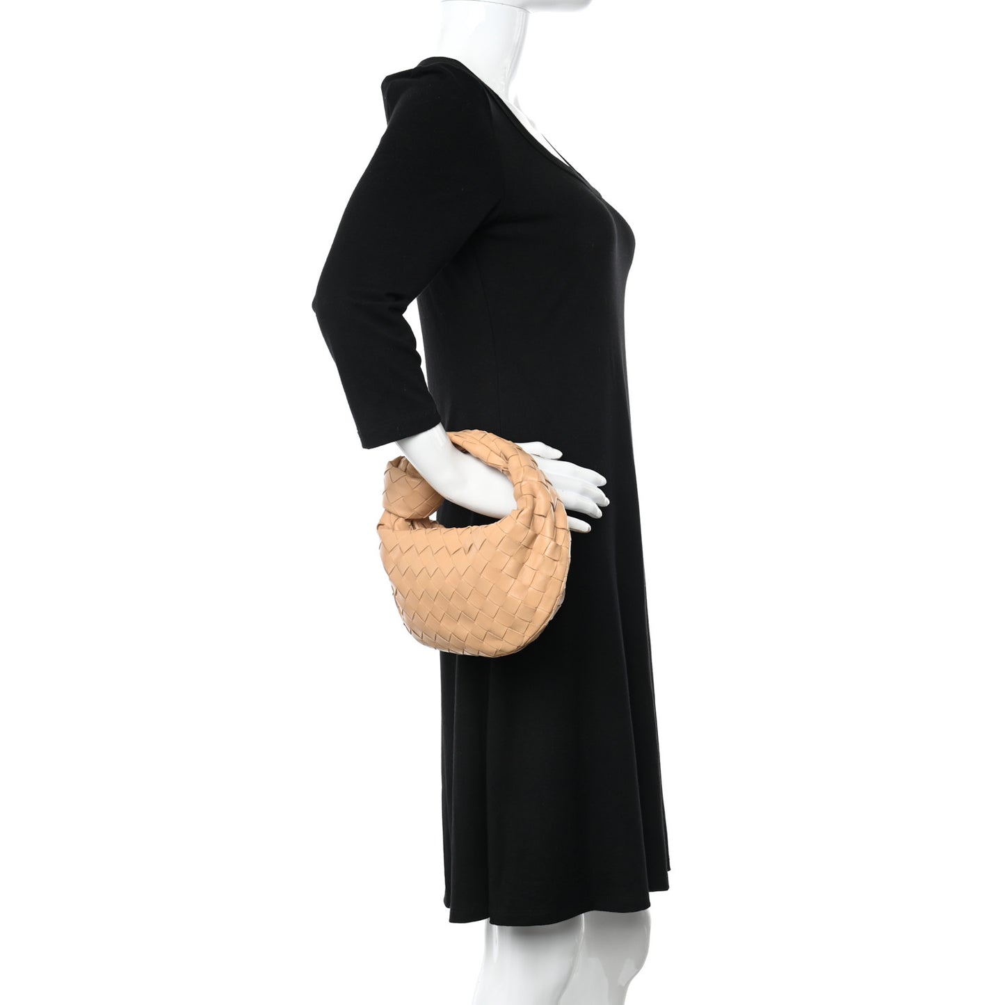 Nappa Intrecciato Mini Jodie Almond