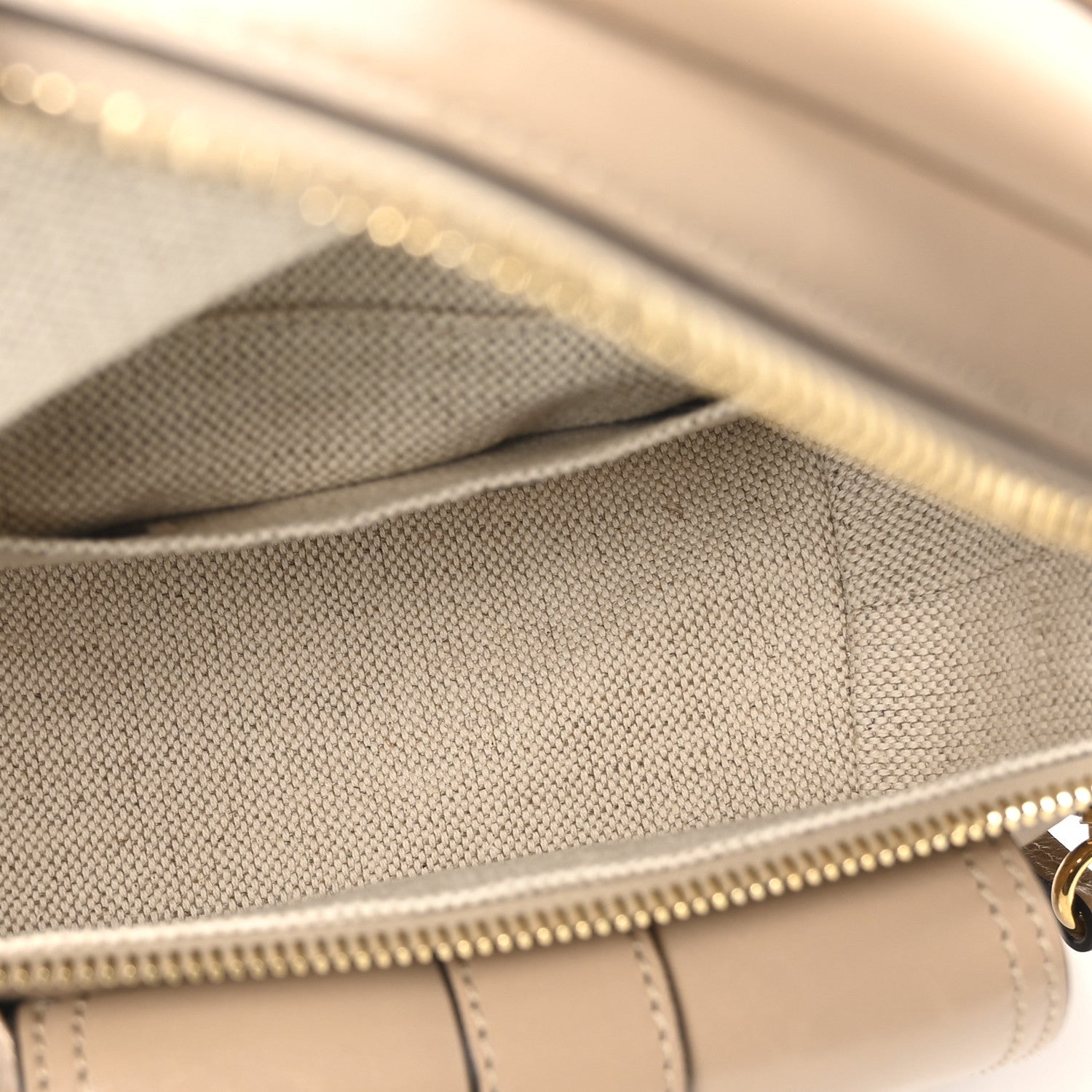 Chloe Shiny Buffalo Small Double Carry Camera Bag Mushroom 5 of 9