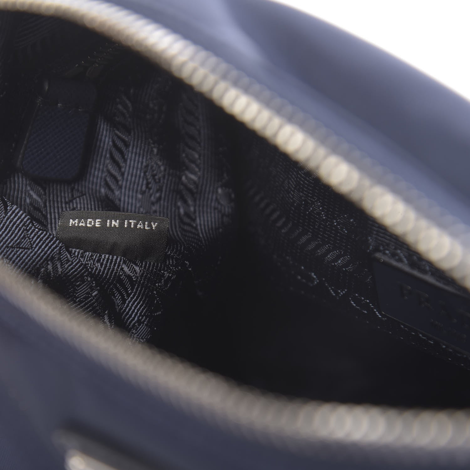 Prada Tessuto Nylon Saffiano Flat Messenger Bag Baltico 7 of 10