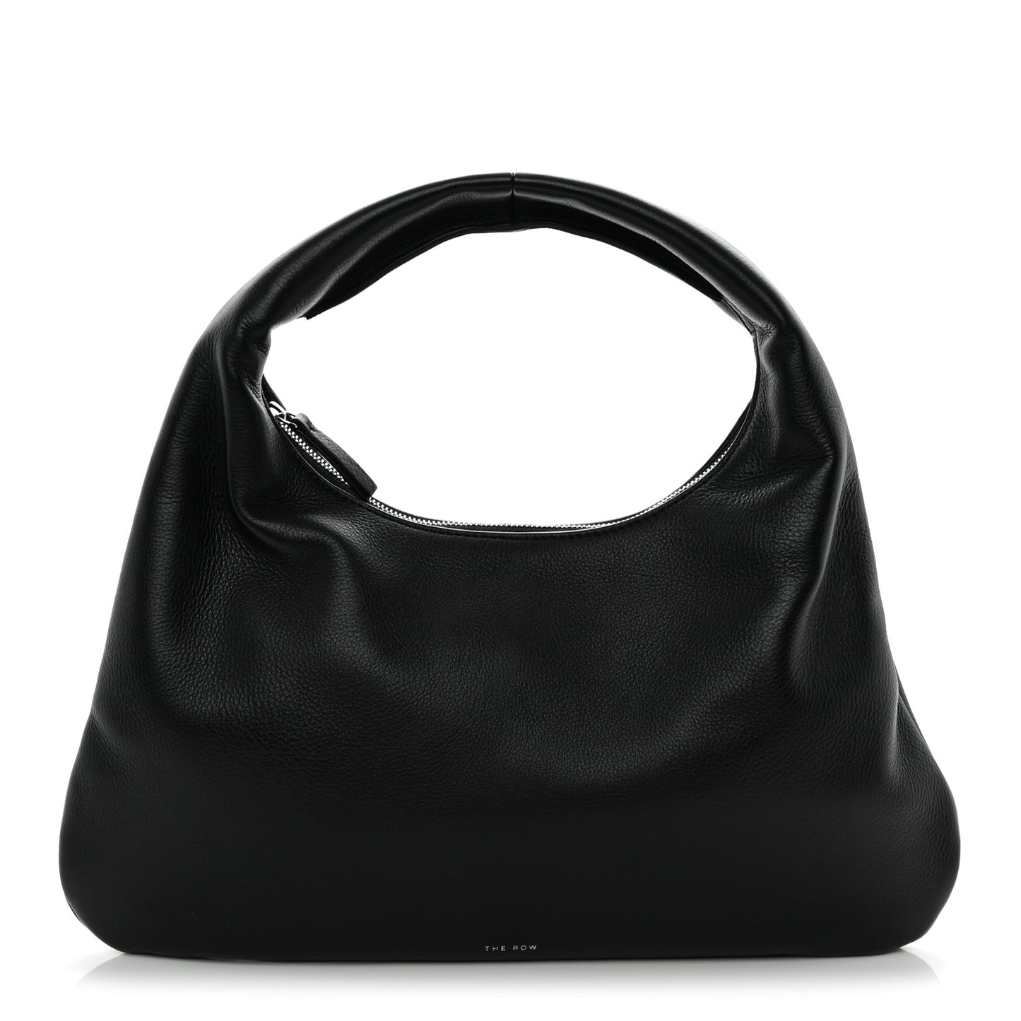 Grained Calfskin Small Everyday Shoulder Bag Black