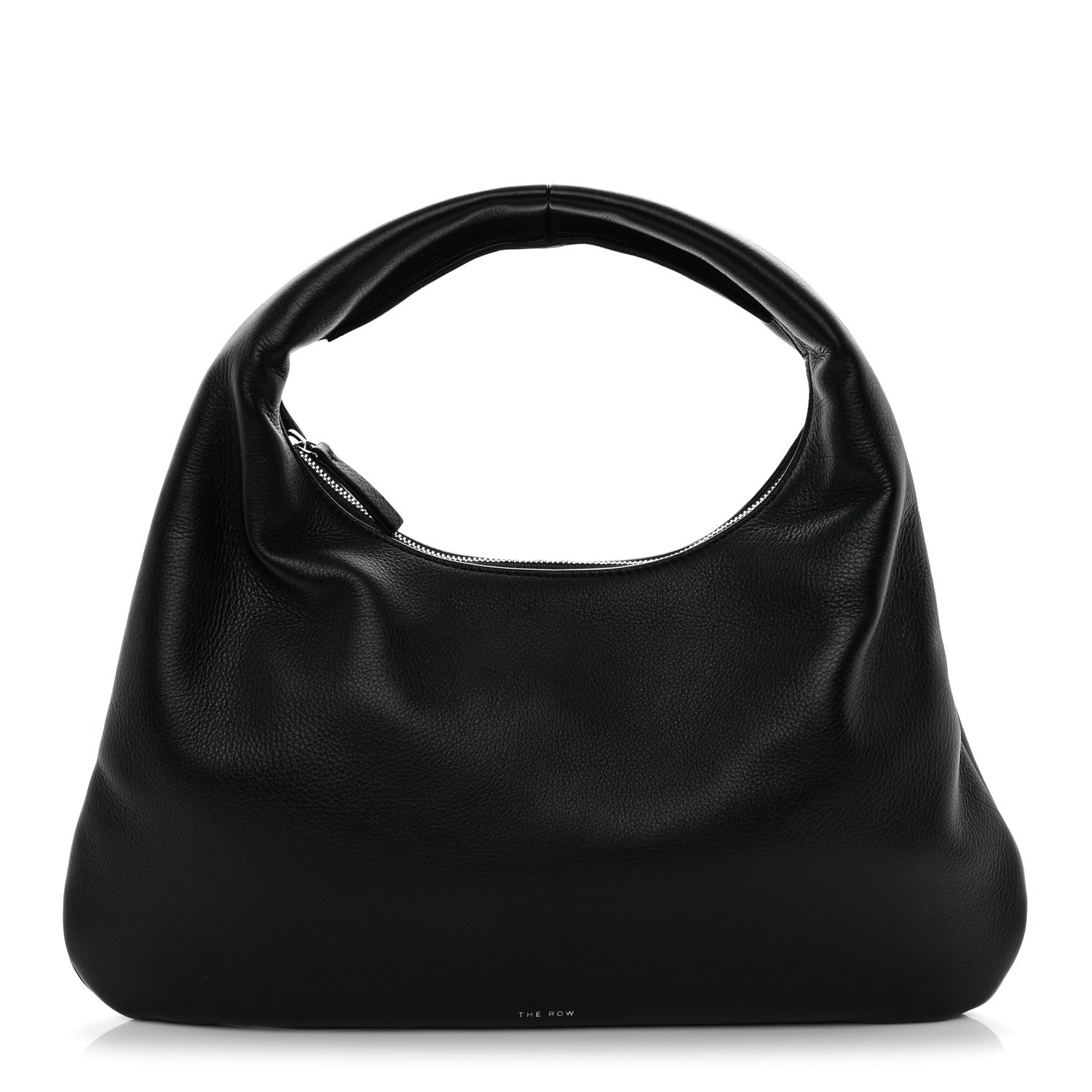 The Row Grained Calfskin Small Everyday Shoulder Bag Black 1 of 9