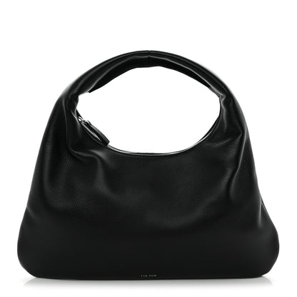 The Row Grained Calfskin Small Everyday Shoulder Bag Black 1 of 9