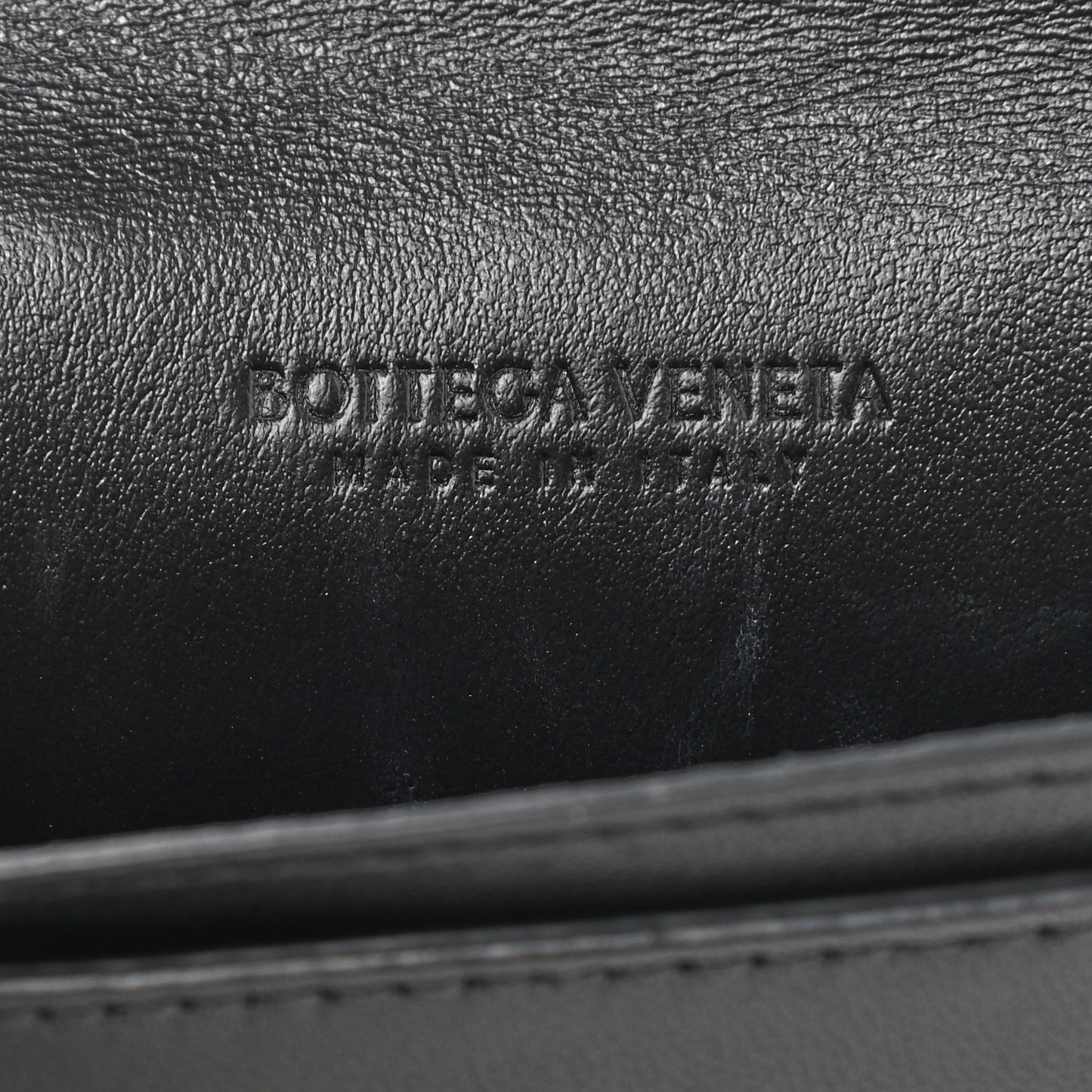 Nappa Intrecciato Card Holder Black