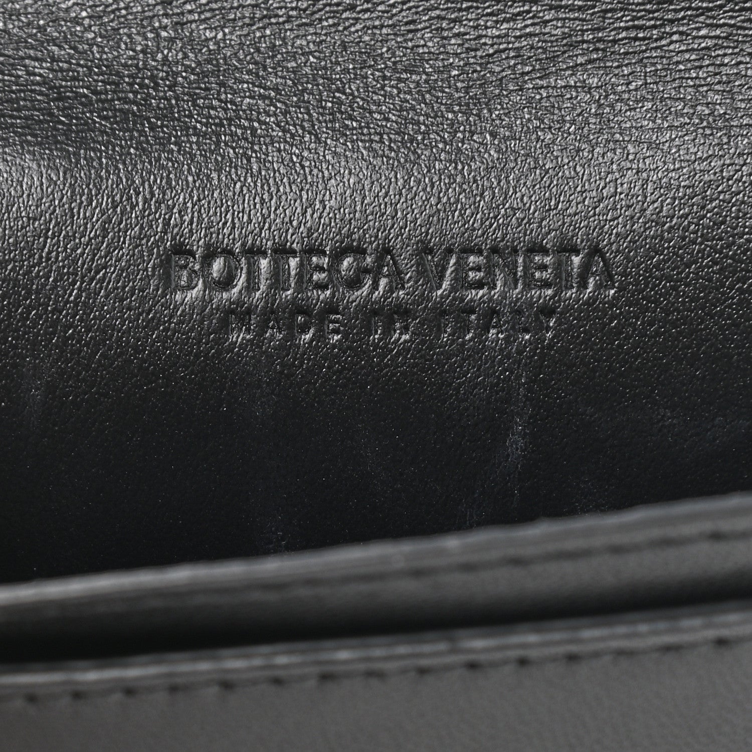 Bottega Veneta Nappa Intrecciato Card Holder Black 6 of 6